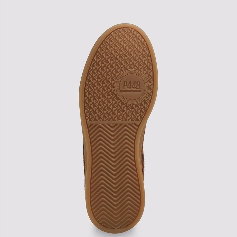 NIBox P448 Capri 2 Leo Dark Leopard Calf Hair Velcro Sneakers Size 38 - Picture 6 of 13
